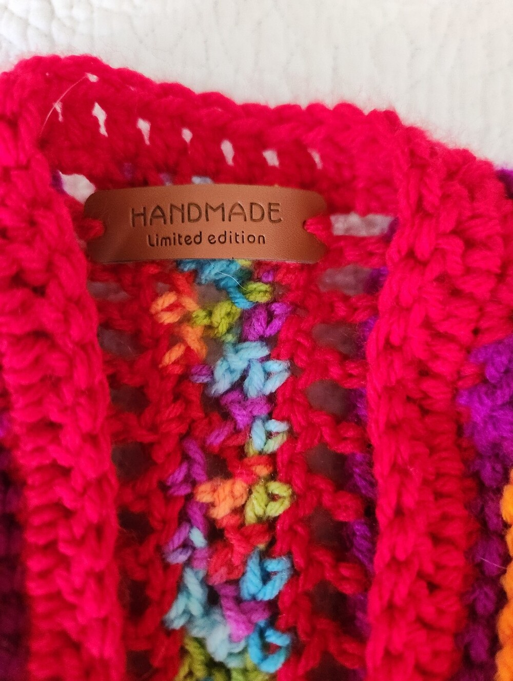 CROCHET Cardigan One Of A Kind - Picture 3 of 3